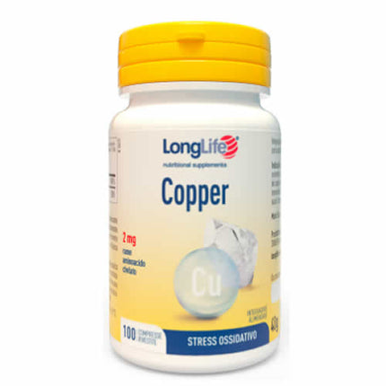 LONGLIFE COPPER 100 COATED TABLETS