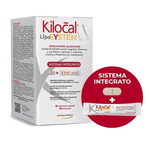 KILOCAL LYPO SYSTEM 20 COMPRESSE + 10 STICK OROSOLUBILI - Farmaspeed