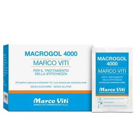 MACROGOL 4000 20 BUSTINE DA 10,7 G - Farmaspeed