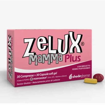 ZELUX MAMMA PLUS 30 COMPRESSE + 30 CAPSULE SOFT GEL - Farmaspeed