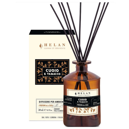 HOUSE FRAGRANCE LEATHER AND TOBACCO AROMATIC STICKS 500ML