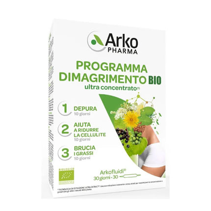 ARKOFLUIDI PROGRAMMA DIMAGRIMENTO BIO 30 FIALE