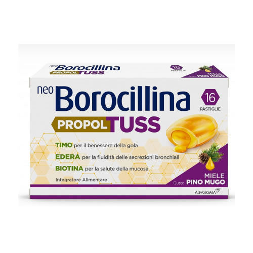 NEOBOROCILLINA PROPOLTUSS 16 PASTIGLIE