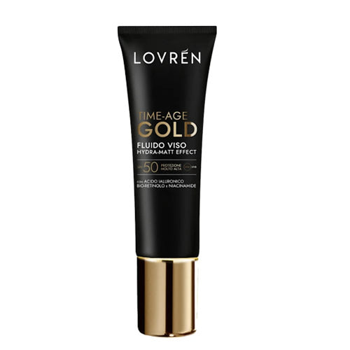 LOVREN FLUIDO VISO SPF 50 TIME-AGE GOLD HYDRA-MATT EFFECT 30 ML