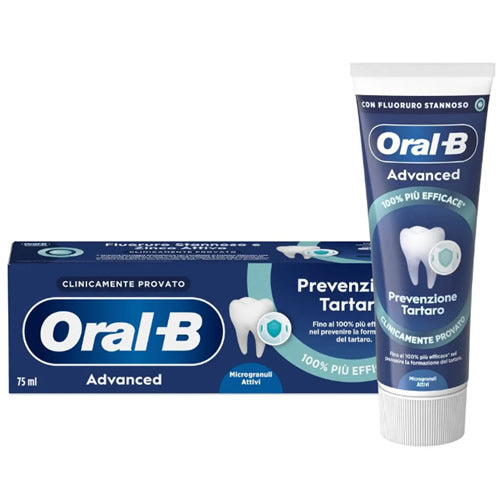 ORALB ADVANCED PREVENZIONE TARTARO MICROGRANULI ATTIVI 75 ML