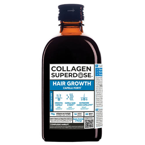 COLLAGEN SUPERDOSE HAIR GROWTH 300 ML COLLAGENE 75 G