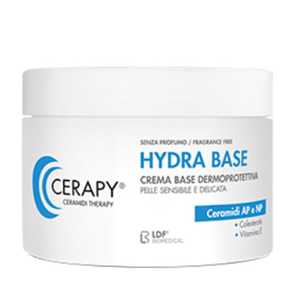 CERAPY HYDRA BASE CREMA BASE DERMOPROTETTIVA PER PELLE SENSIBILE E DELICATA SENZA PROFUMO 400 ML