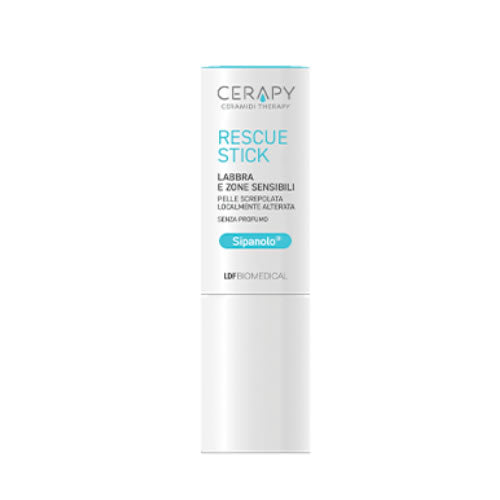CERAPY RESCUE STICK PER LABBRA E ZONE SENSIBILI PER PELLE SCREPOLATA LOCALMENTE ALTERATA SENZA PROFUMO 4 ML
