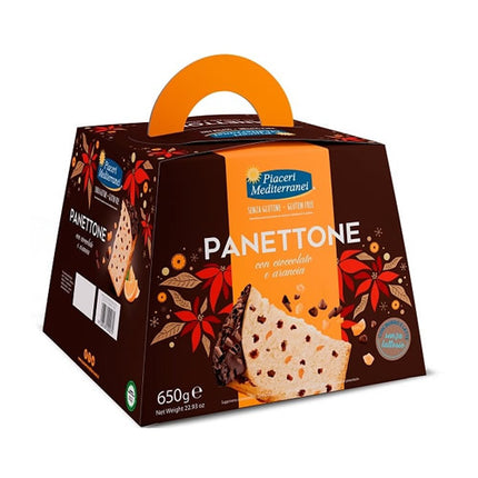 PIACERI MEDITERRANEI PANETTONE CIOCCOLATO ARANCIA 650 G