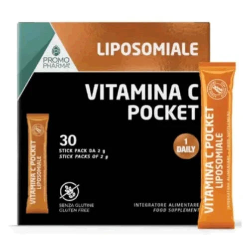 VITAMINA C POCKET LIPOSOMIALE 30 STICK DA 2 G - Farmaspeed