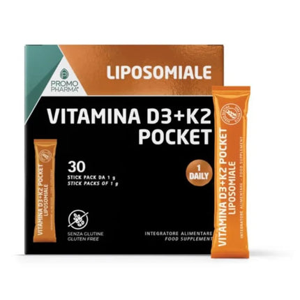 VITAMINA D3+K2  POCKET LIPOSOMIALE 30 STICK DA 1 G
