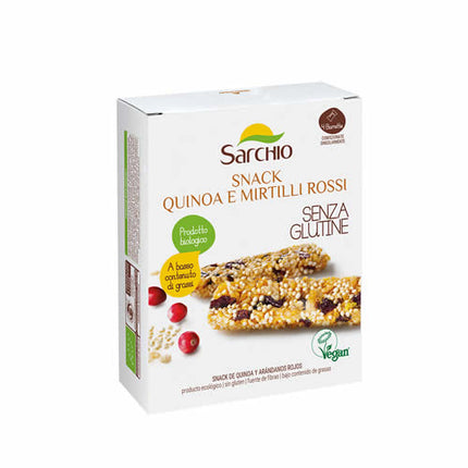QUINOA AND CRANBERRY SNACK 80 G