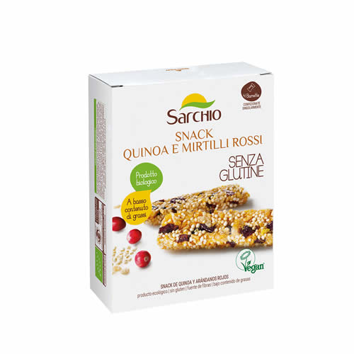 QUINOA AND CRANBERRY SNACK 80 G