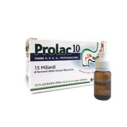 PROLAC10 LACTIC FERMENTS 15 BILLION 10 VIALS 8 ML