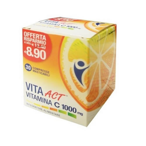 VITA ACT VITAMINA C 1000MG 30 COMPRESSE MASTICABILI