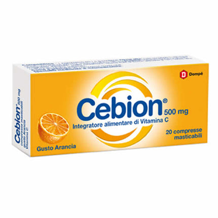 CEBION MASTICABILE ARANCIA VITAMINA C 500 MG 20 COMPRESSE