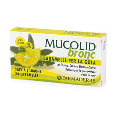 MUCOLID BRONC SAGE & LEMON 24 CANDYS
