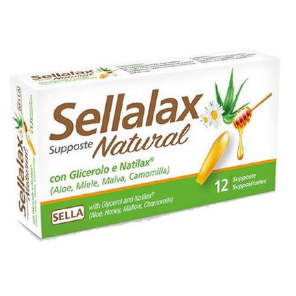 SELLALAX NATURAL MD 12 SUPPOSTE - Farmaspeed