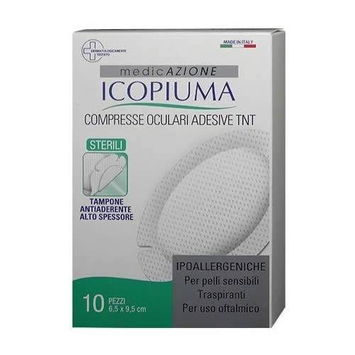 COMPRESSE OCULARI ADESIVE STERILI 10 PEZZI
