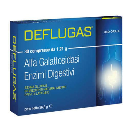 DEFLUGAS 30 COMPRESSE MASTICABILI - Farmaspeed