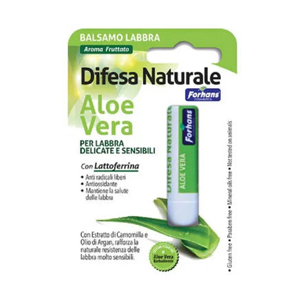 FORHANS BALSAMO LABBRA DIFESA NATURALE ALOE VERA - Farmaspeed