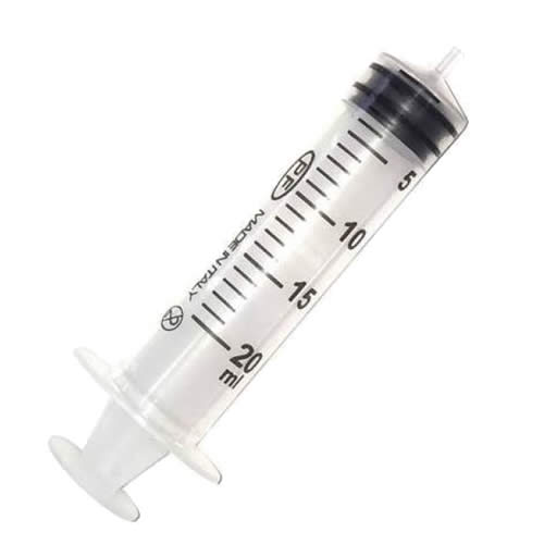 20 ML PIC SYRINGE WITHOUT ECCENTRIC CONE NEEDLE