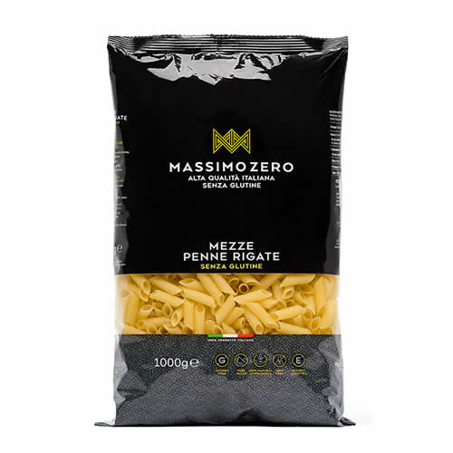 MASSIMO ZERO MEZZE PENNE RIGATE 1 KG