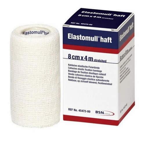 BENDA ELASTICA AUTOADESIVA ELASTOMULL HAFT COMPRESSIONE FORTE 8X400 CM - Farmaspeed