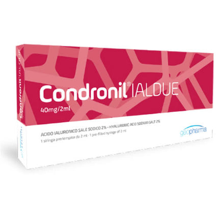 CONDRONIL IALDUE PRE-FILLED INTRA-ARTICULAR SYRINGE HYALURONIC ACID SODIUM SALT 40 MG 2 ML