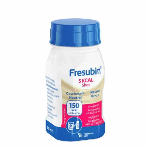 FRESUBIN 5KCAL SHOT NEUTRAL EASYBOTTLE 4 X 120 ML - Farmaspeed