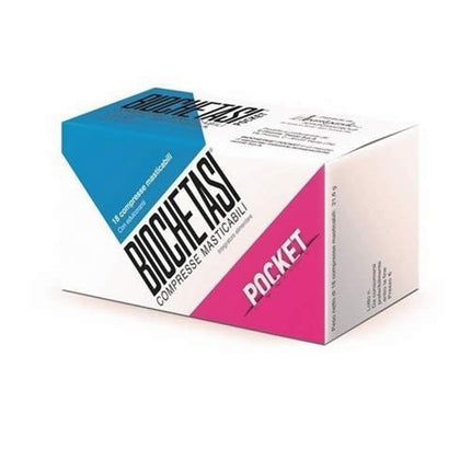 BIOCHETASI DIGESTIONE POCKET 18 COMPRESSE MASTICABILI