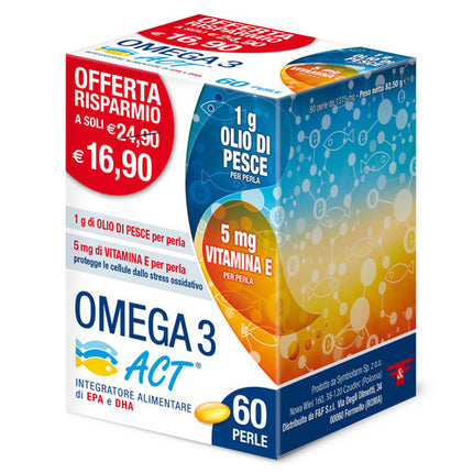 OMEGA 3 ACT 1G 60 PERLE