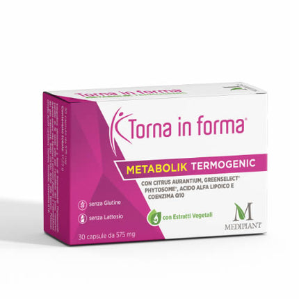 GET BACK IN SHAPE METABOLIK TERMOGENIC 30 CAPSULES