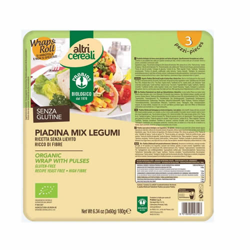 ALTRICEREALI PIADINA MIX LEGUMI 3 X 60 G