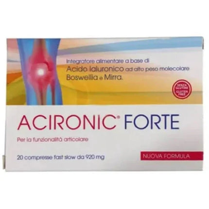 ACIRONIC FORTE 20 COMPRESSE FAST-SLOW DA 920 MG - Farmaspeed