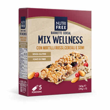 NUTRIFREE CEREAL MIX WELLNESS BARS 28 GX 5