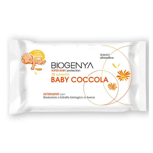 BIOGENYA SUPER BABY PROTECTION 72 SALVIETTE BABY COCCOLA DETERGENTI