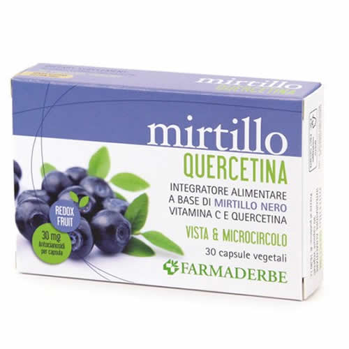 BLUEBERRY QUERCETIN 30 VEGETABLE CAPSULES