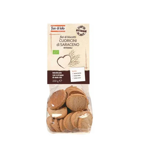 FIOR DI LOTO CUORICINI DI GRANO SARACENO INTEGRALE 250 G - Farmaspeed