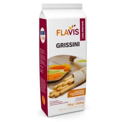 FLAVIS GRISSINI APROTEICI 3 PORZIONI DA 50 G