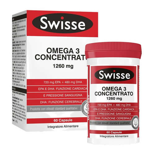 SWISSE OMEGA 3 CONCENTRATO 60 CAPSULE MOLLI DA 2440 MG