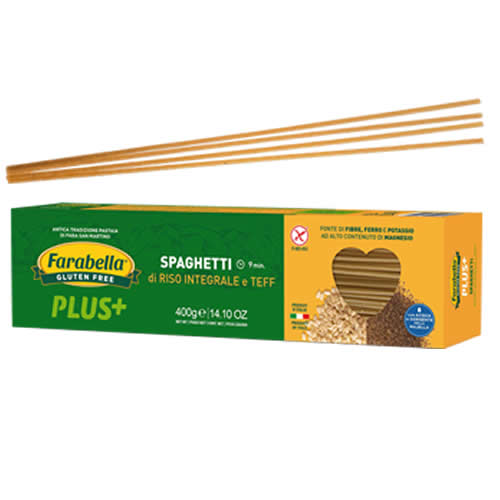 FARABELLA SPAGHETTI RISO INTEGRALE E TEFF 400 G
