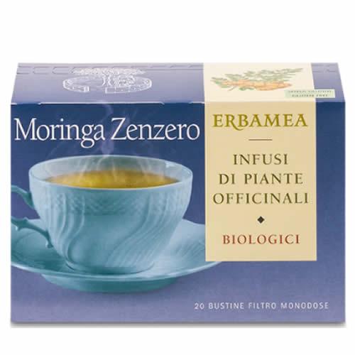 MORINGA ZENZERO BIOLOGICO 20 BUSTINE - Farmaspeed