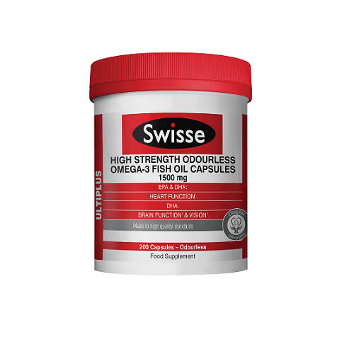 SWISSE OMEGA 3 1500 MG 200 CAPSULES