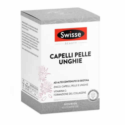 SWISSE CAPELLI PELLE UNGHIE 60 COMPRESSE