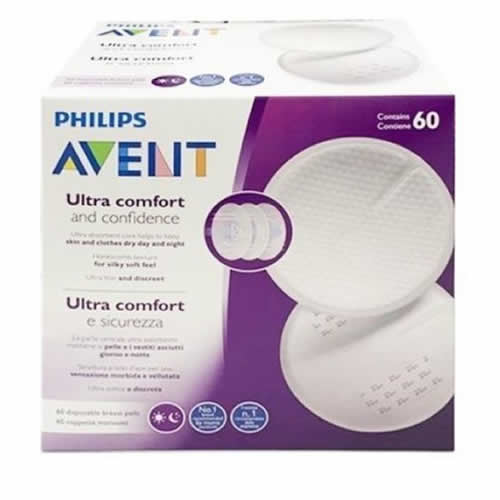 AVENT COPPETTE ASSORBILATTE ULTRA COMFORT 60 PEZZI