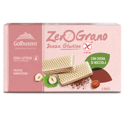 ZEROGRANO HAZELNUT WAFER 180 G
