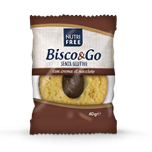 NUTRIFREE BISCO&GO CON CREMA DI NOCCIOLE 40 G