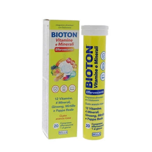 BIOTON VITAMINE E MINEALI 20 COMPRESSE EFFERVESCENTI - Farmaspeed
