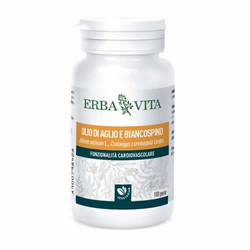 OLIO DI AGLIO BIANCOSPINO E OLIVO 100 PERLE